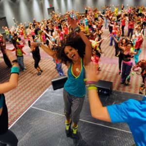 Тренировка в стиле танца ZUMBA