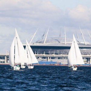Члены яхт-клуба СПбГУПТД приняли участие в парусных гонках