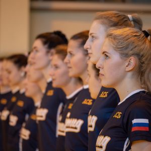 Женская команда по баскетболу в ЛАСТ-16 Лиги Белова